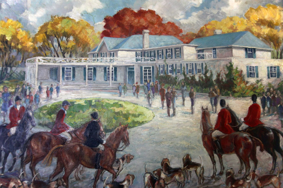 London Hunt and Country Club, a painting