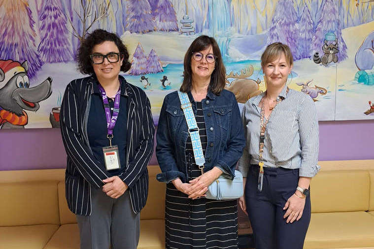 Dr. A, Michelle K, and Ann R. A photo.